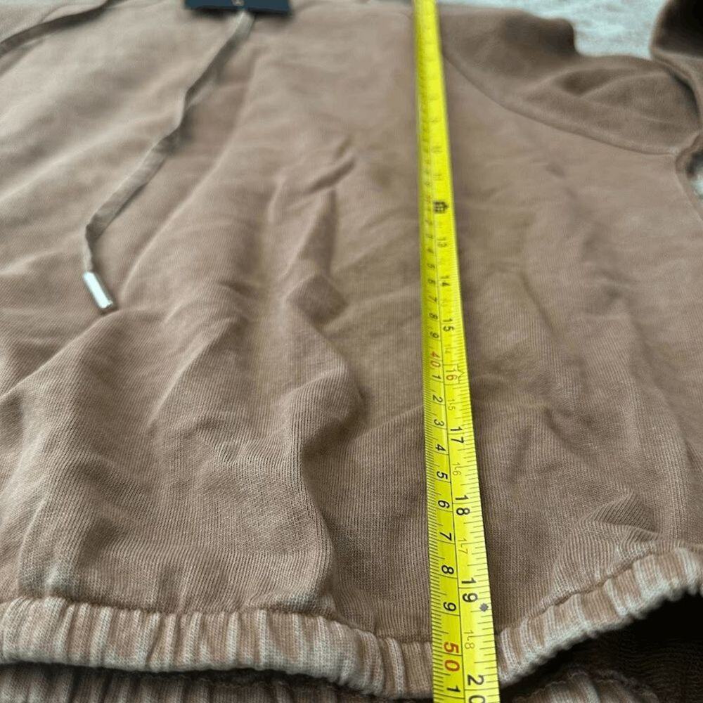 Joe’s Jeans Russet Brown Cropped Hoodie Size S NWT - Picture 8 of 10